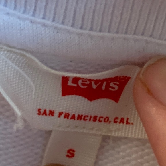 Levi’s logo cropped sweatshirt - Picture 4 of 4
